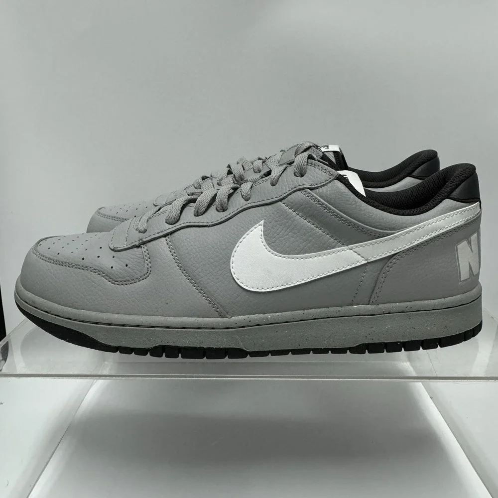 Brand New Nike Big Nike Low Light Smoke Grey Sneaker 315172-017 Men's Size 13